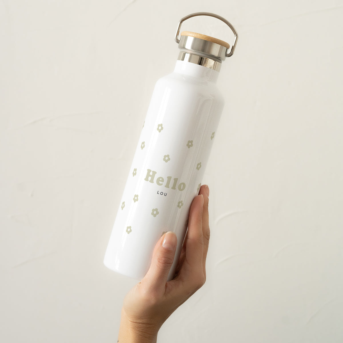 Gourde Objets 75 cl Motif fleur photo N° 2