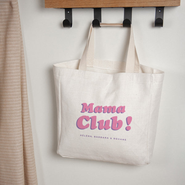 Tote bag Objets Anse en toile Mama Club photo