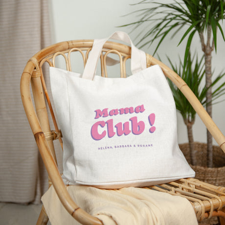 Tote bag Objets Anse en toile Mama Club