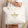 Sac cabas Objets Anse en corde Vacances en famille photo N° 2