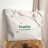 Sac cabas Objets Anse en corde Family is everything photo N° 1