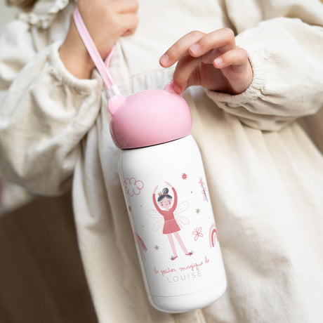 Gourde enfant Objets Rose, 32 cl La fée Gourmande