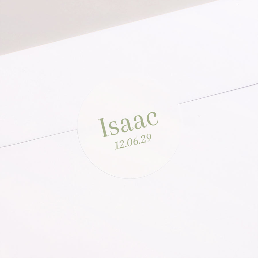 Sticker Naissance Rond Bout de chou II photo