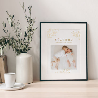 Affiche Naissance Portrait Palmes d'Or photo N° 1