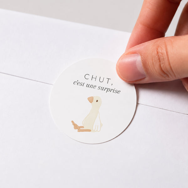 Sticker Naissance Rond Jumeaux trousseaux photo