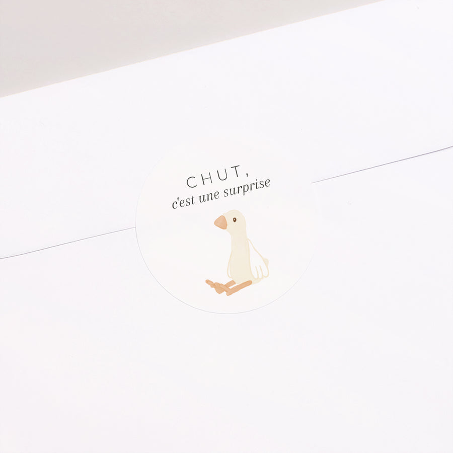 Sticker Naissance Rond Jumeaux trousseaux photo