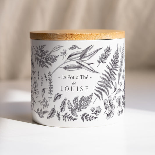 Pot en céramique 48 cl Herbier chouchou photo