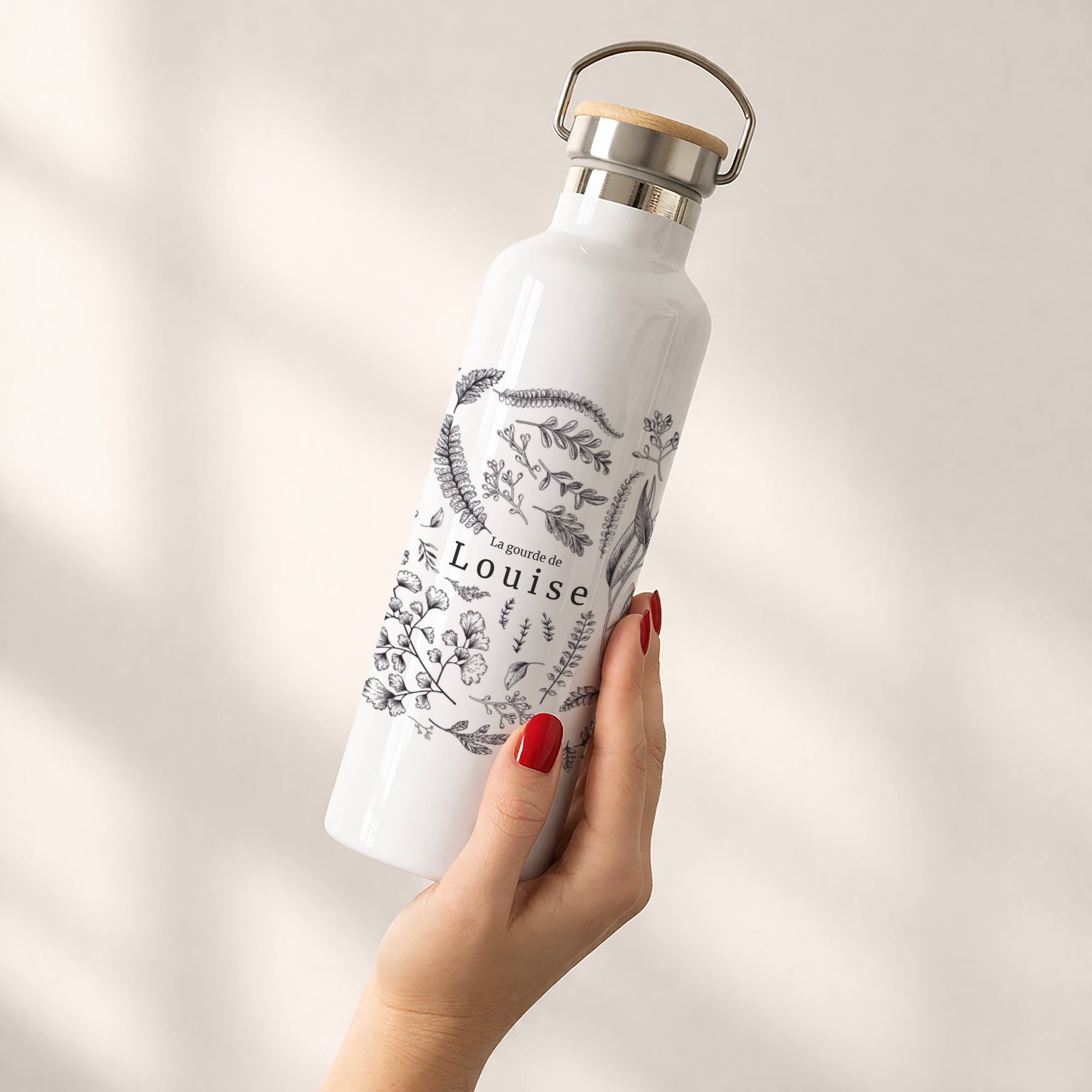 Gourde 75 cl Herbier chouchou photo N° 2