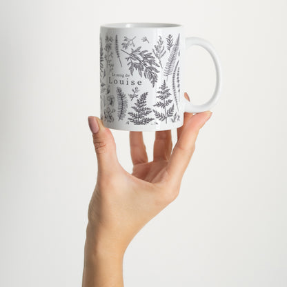 Mug Objets Blanc Herbier chouchou photo N° 2