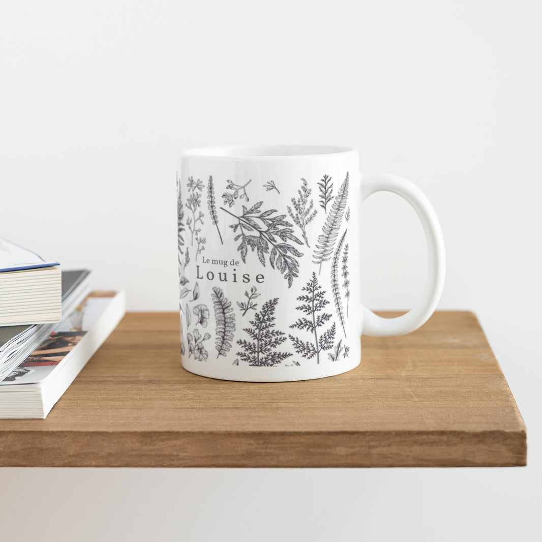 Mug Objets Blanc Herbier chouchou photo N° 4