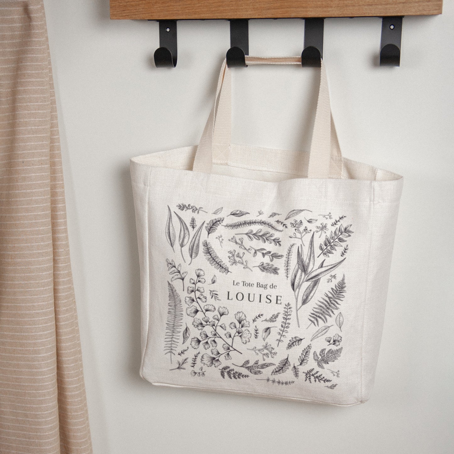 Tote bag Objets Anse en toile Herbier chouchou photo N° 1