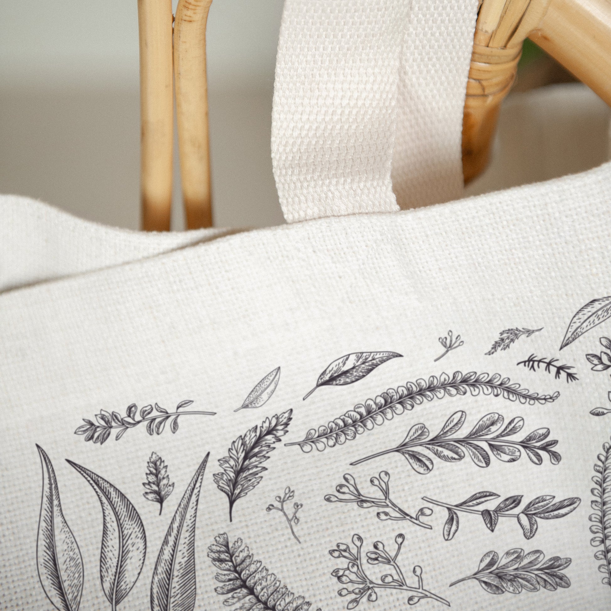 Tote bag Anse en toile Herbier chouchou photo N° 3