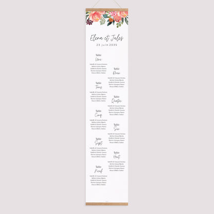 Plan de table Mariage Papier Pop's Flowers photo N° 1