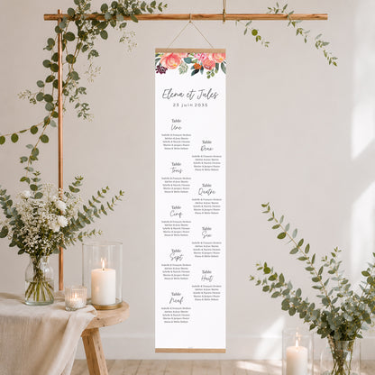 Plan de table Mariage Papier Pop's Flowers photo N° 2