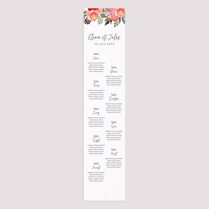 Plan de table Mariage Papier Pop's Flowers photo N° 3