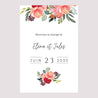 Panneau bienvenue Mariage Portrait 60 x 90 cm Pop's Flowers photo N° 2