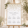 Plan de table Mariage Portrait Confettis photo N° 1