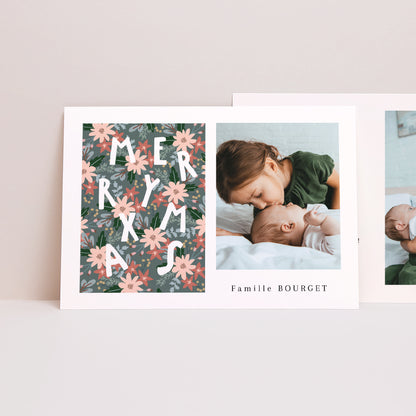 Carte de Noel Fin d'année Paysage MERRY CHRISTMAS III photo N° 1