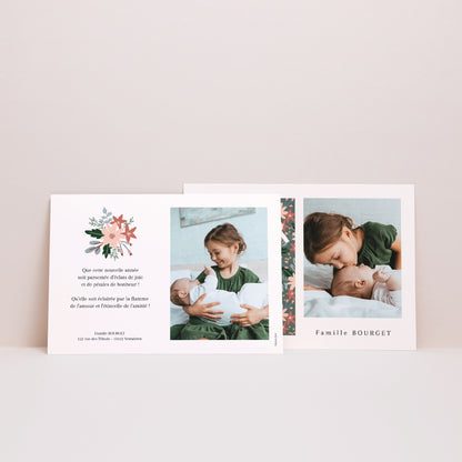 Carte de Noel Fin d'année Paysage MERRY CHRISTMAS III photo N° 2