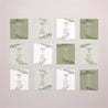 Plan de table Mariage Lot de 12 Feuilles d'Olivier photo N° 1