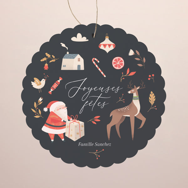 Carte de voeux Objets À suspendre Ho Ho Ho photo