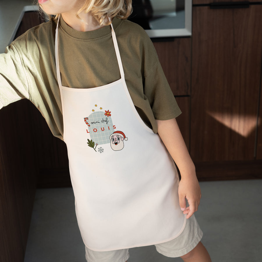 Tablier enfant Fin d'année 3 - 6 ans Noël pop photo