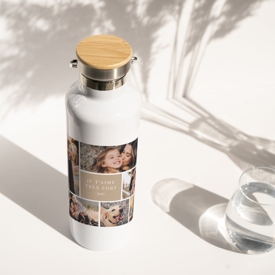 Gourde Objets 75 cl Multiphotos kraft photo