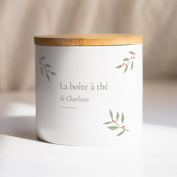 Pot en céramique Fin d'année 48 cl Brin d'amour photo