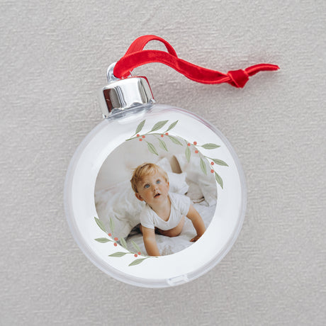 Boule de Noël Fin d'année Ronde Brin d'amour