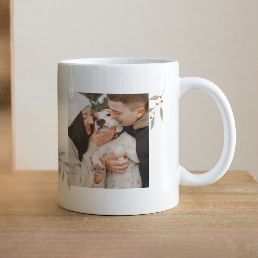 Mug Fin d'année Blanc Brin d'amour photo