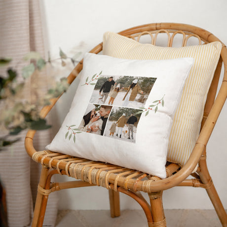 Coussin Fin d'année Beige naturel Brin d'amour