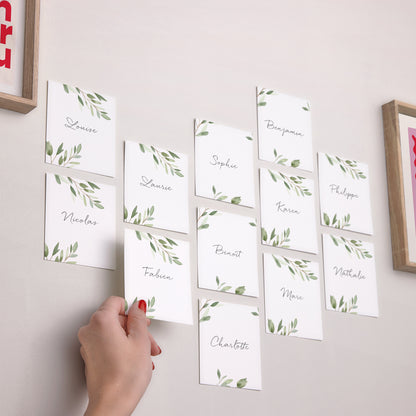 Marque-place Mariage Lot de 12 Feuillage photo N° 2