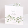 Faire-part Mariage Carré double volet Feuillage II photo N° 1