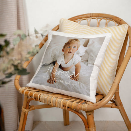 Coussin Objets Beige naturel The best family