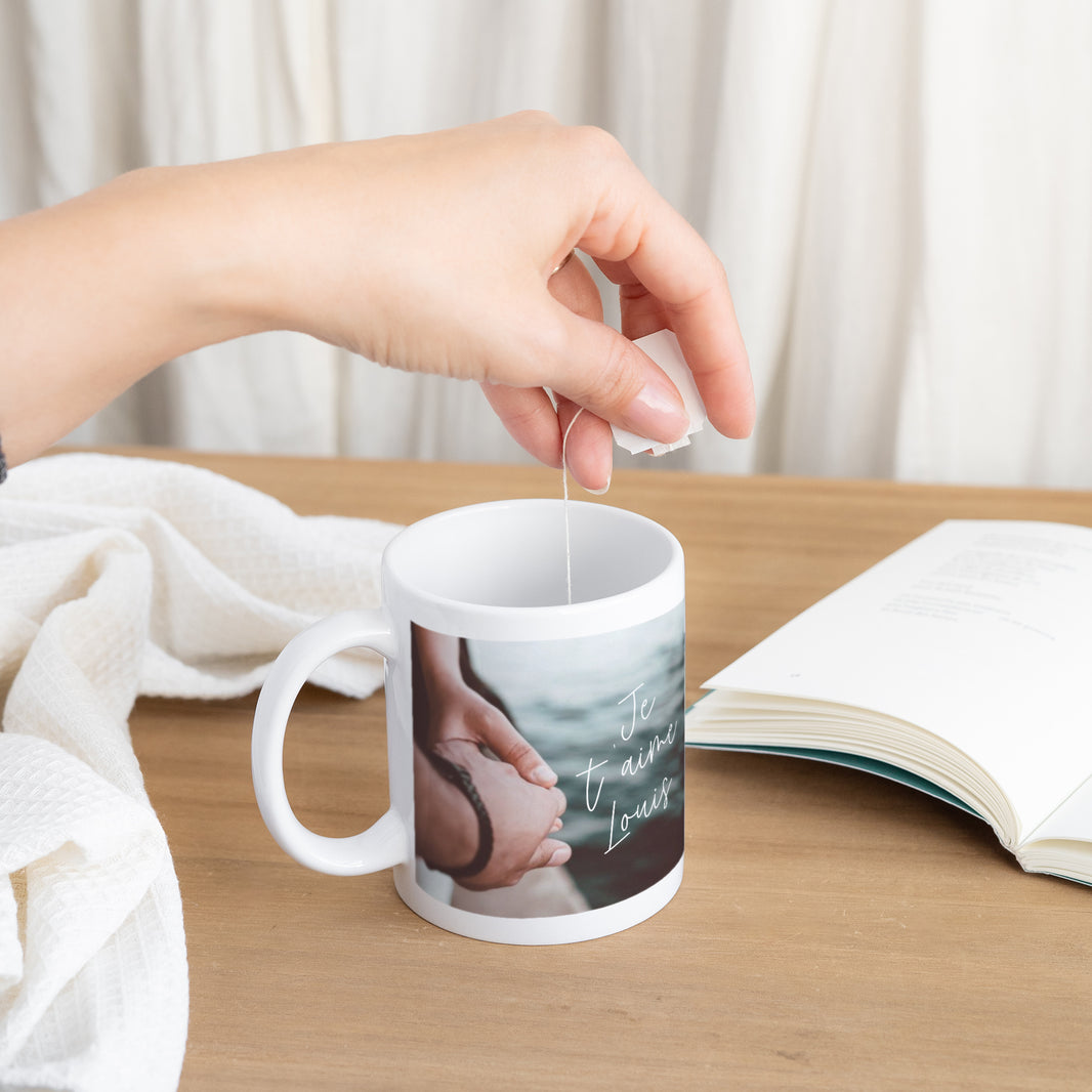 Mug Objets Blanc PS I love you photo N° 3