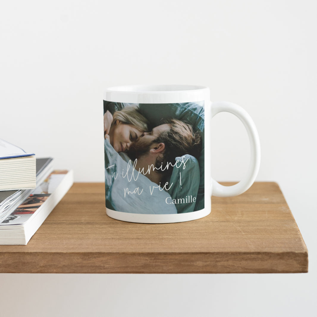 Mug Objets Blanc PS I love you photo N° 4