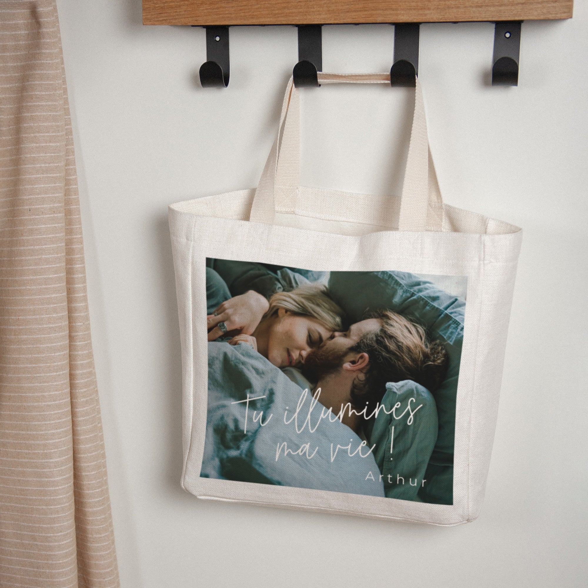 Tote bag Objets Anse en toile PS I love you photo N° 1