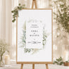 Panneau bienvenue Mariage Portrait 60 x 90 cm Un air champêtre photo N° 1