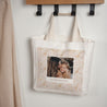 Tote bag Objets Anse en toile Liberty rose photo N° 1