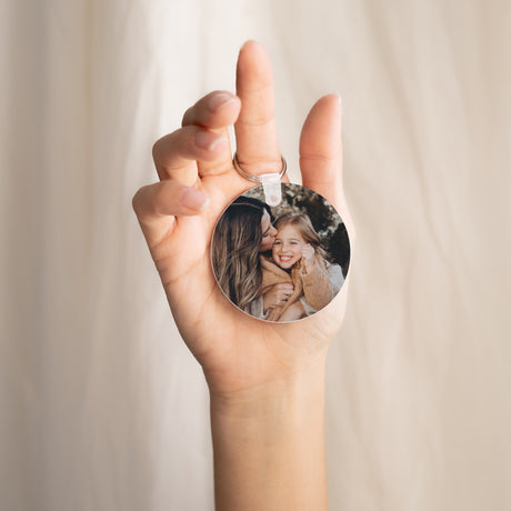 Porte-clés Objets Rond Maman love