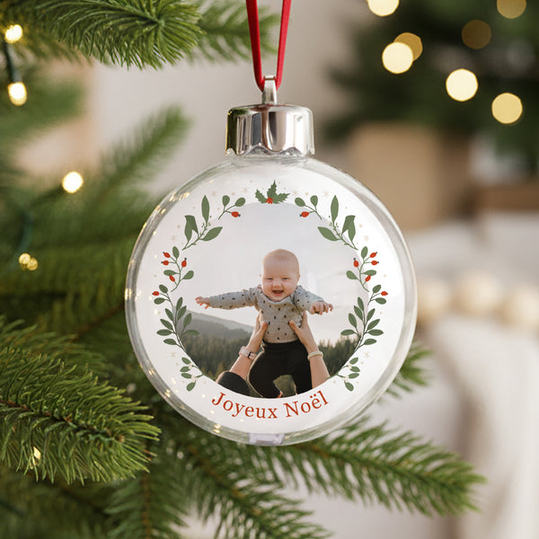 Boule de Noël Fin d'année Ronde Couronne de Noël IV photo