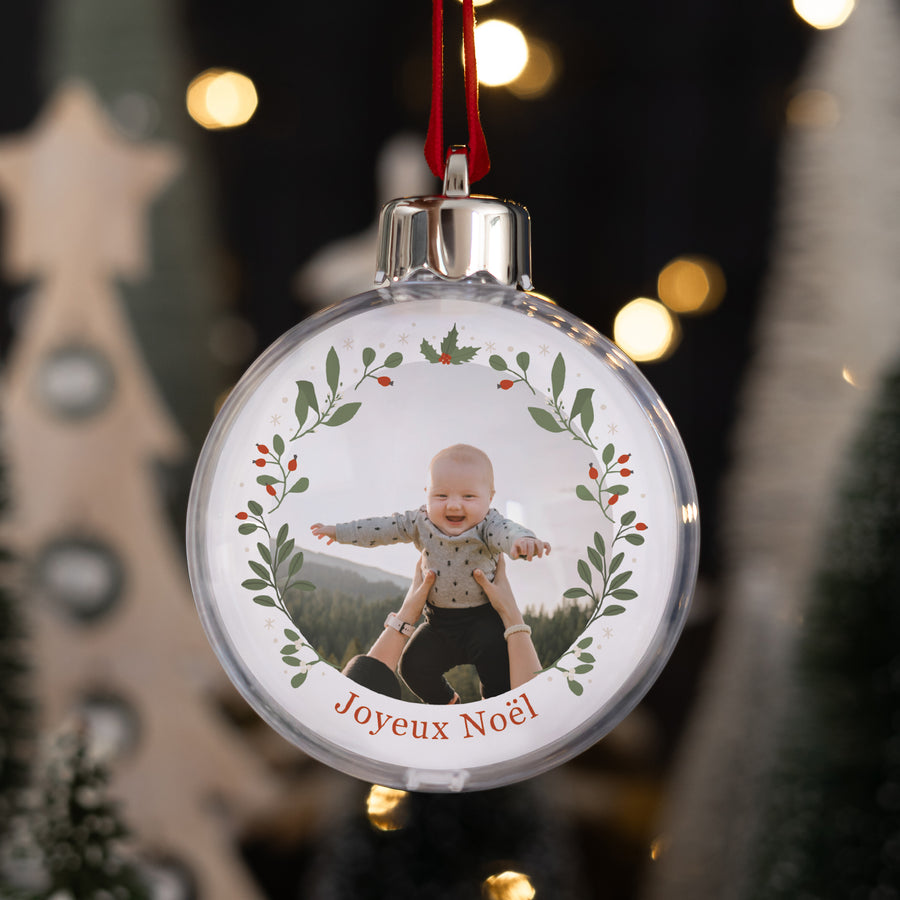 Boule de Noël Fin d'année Ronde Couronne de Noël IV photo