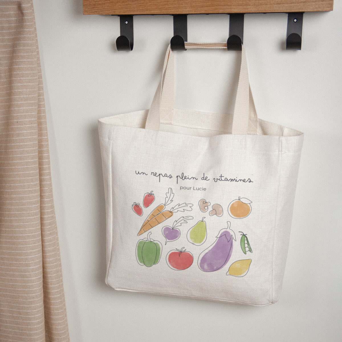 Tote bag Objets Anse en toile Le panier de légumes photo N° 1