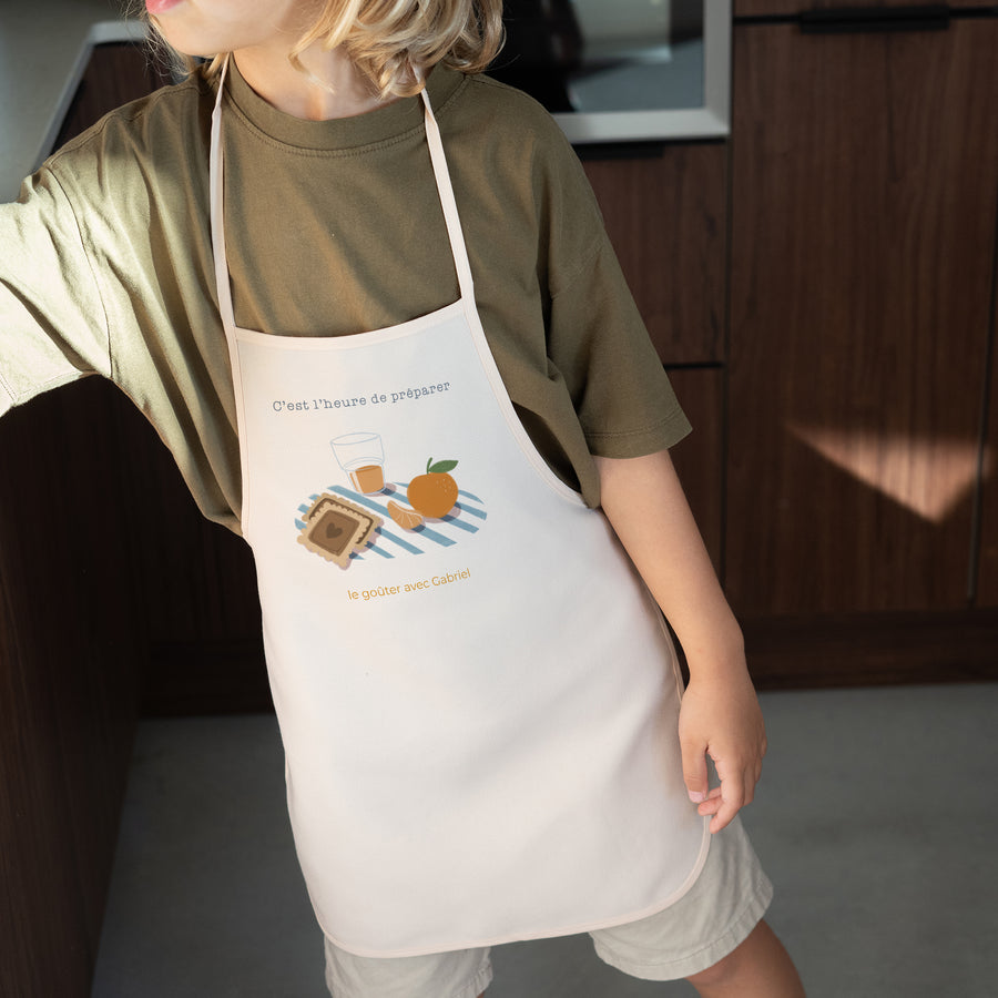 Tablier enfant Objets 3 - 6 ans L'heure du goûter photo
