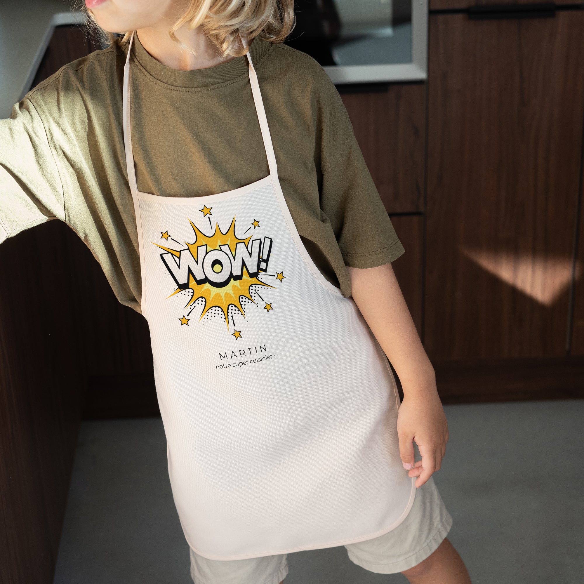 Tablier enfant Objets 3 - 6 ans Les pouvoirs du petit cuisinier photo N° 1