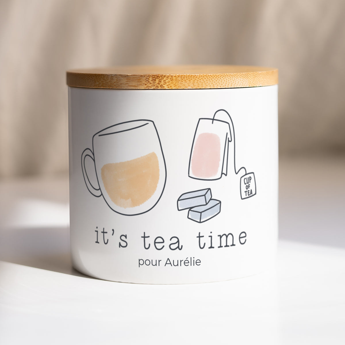 Pot en céramique Objets 48 cl Tea time photo N° 1