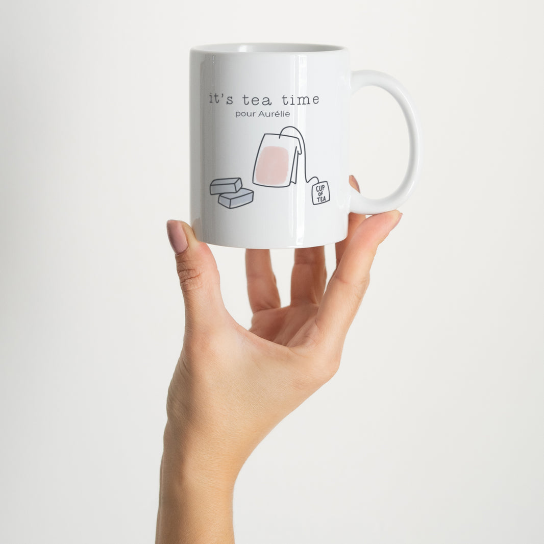 Mug Objets Blanc Tea time photo N° 2