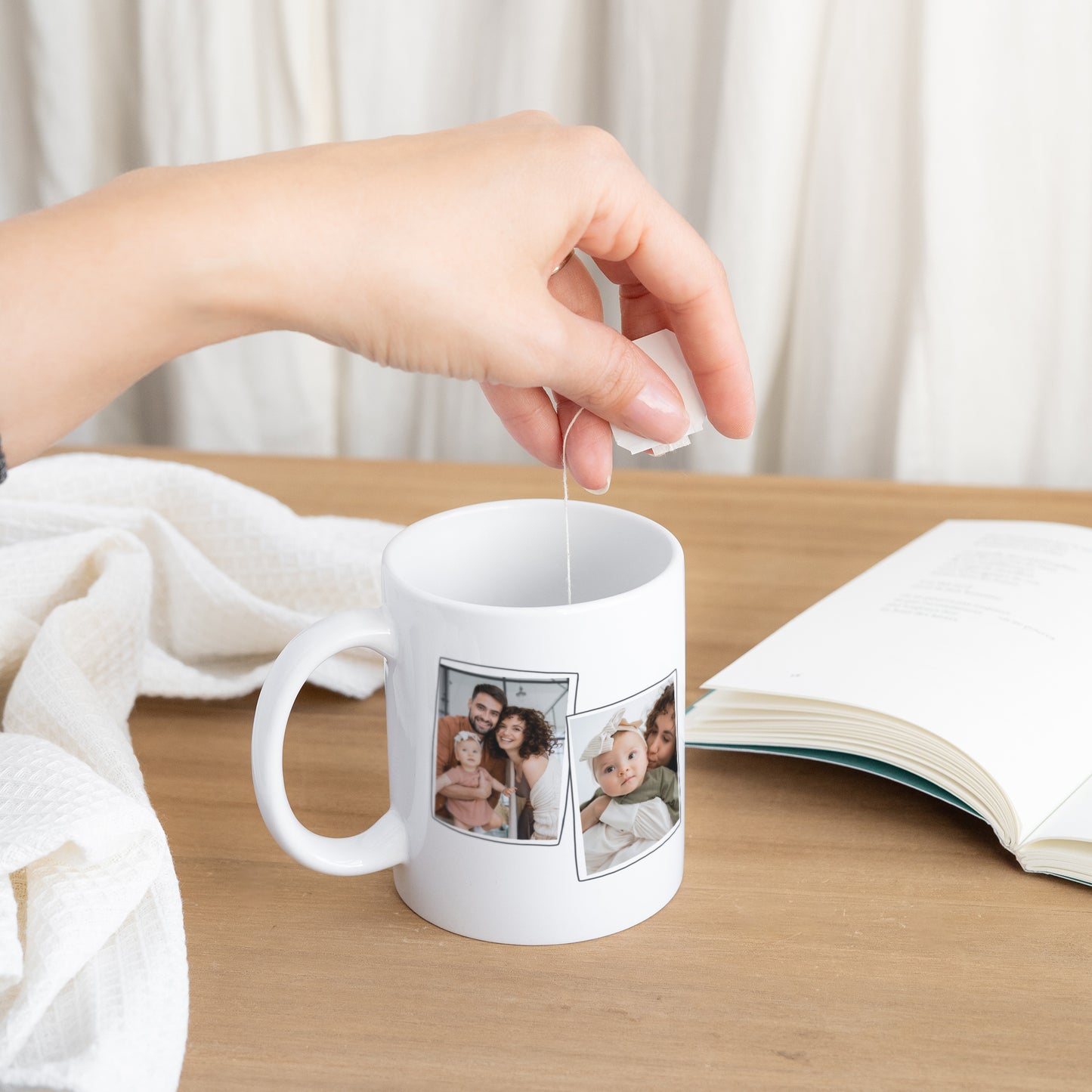 Mug Objets Blanc Tea time photo N° 3