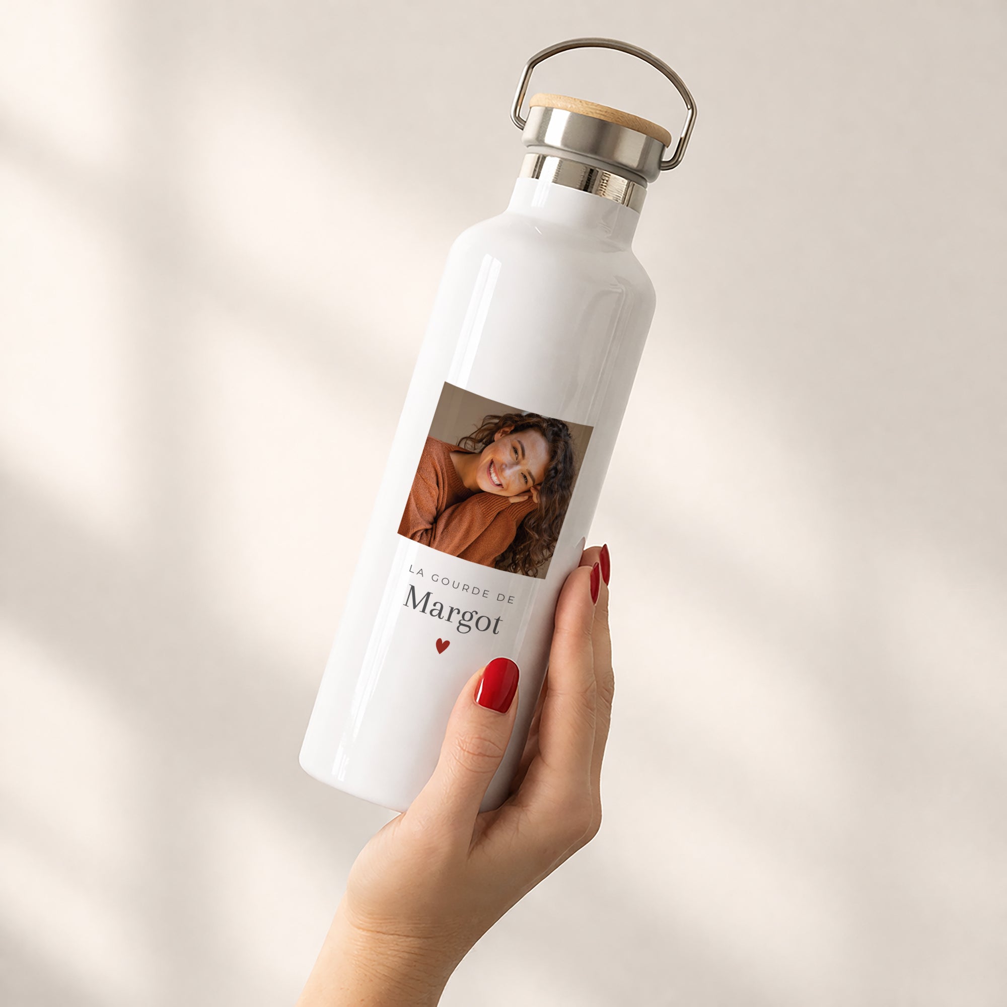 Gourde Objets 75 cl Typo Coeur photo N° 2