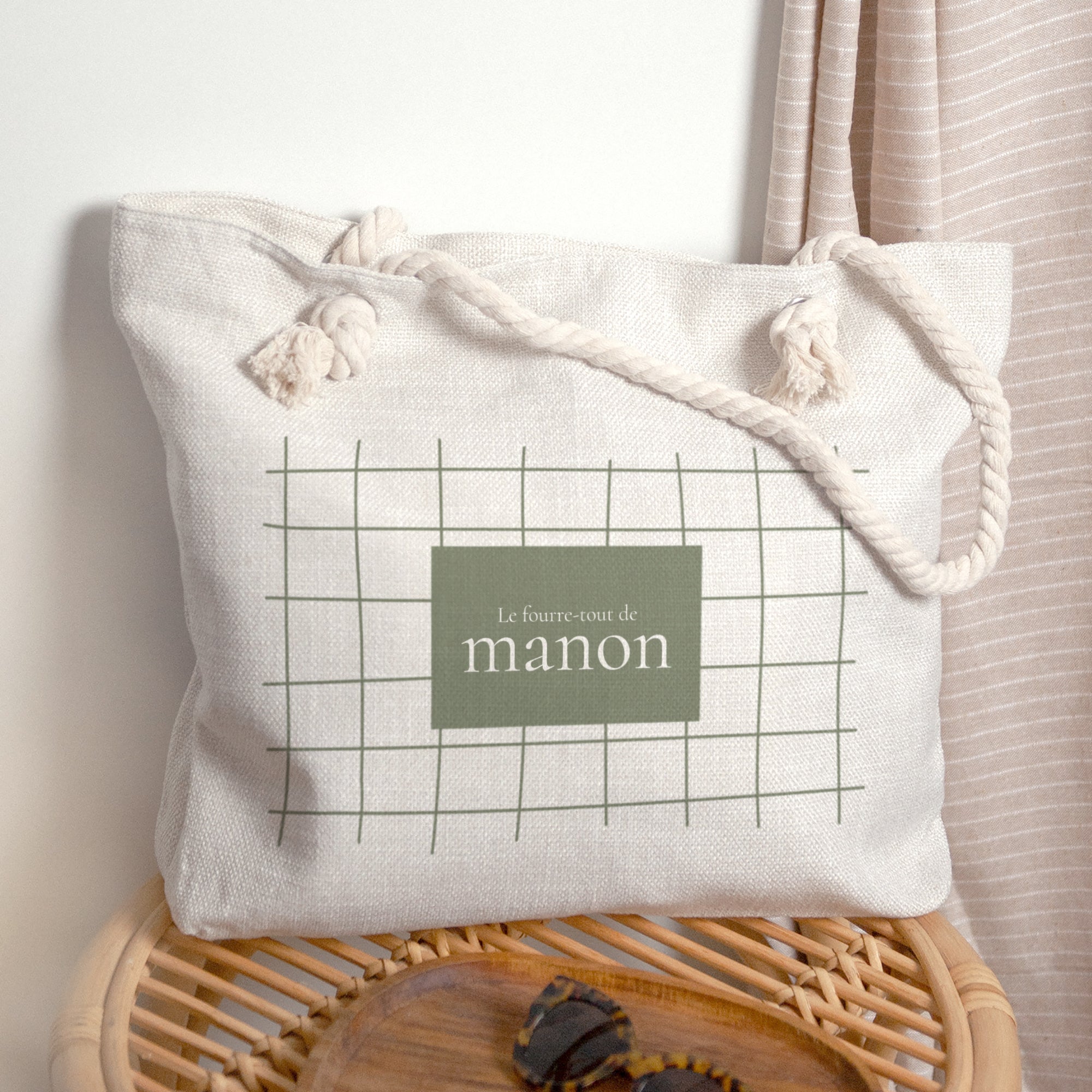 Sac cabas Objets Anse en corde Mon fourre-tout photo N° 1